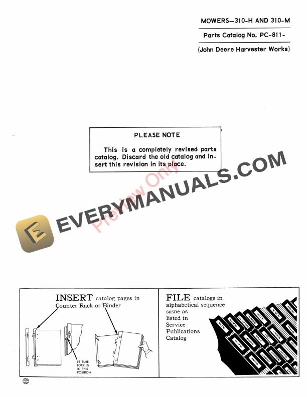John Deere Mowers – 310-H