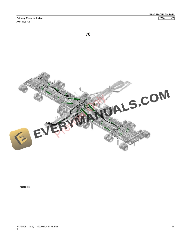 John Deere N560 No-Till Air Drill Parts Catalog PC16059 21SEP23-5