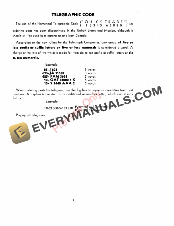 John Deere No. 1 High-Lift Mower Parts Catalog PCH74 01AUG50-4