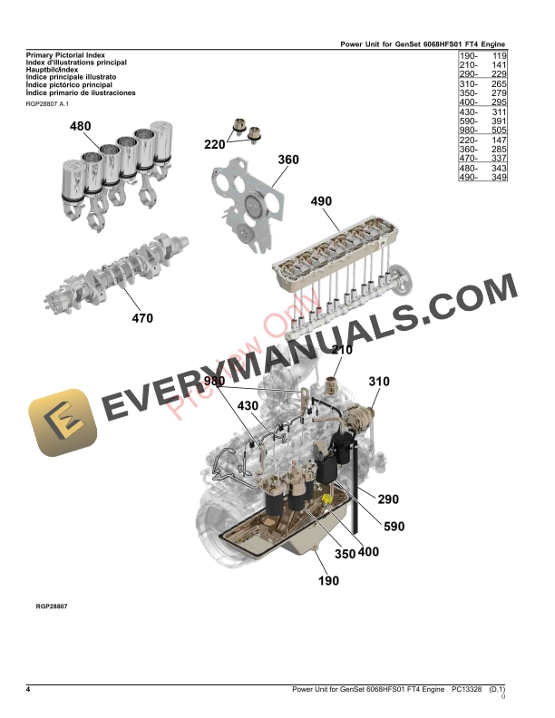 John Deere Power Unit for GenSet 6068HFS01 FT4 Engine Parts Catalog PC13328 16NOV23 5 John Deere Power Unit for GenSet 6068HFS01 FT4 Engine Parts Catalog PC13328 16NOV23-4