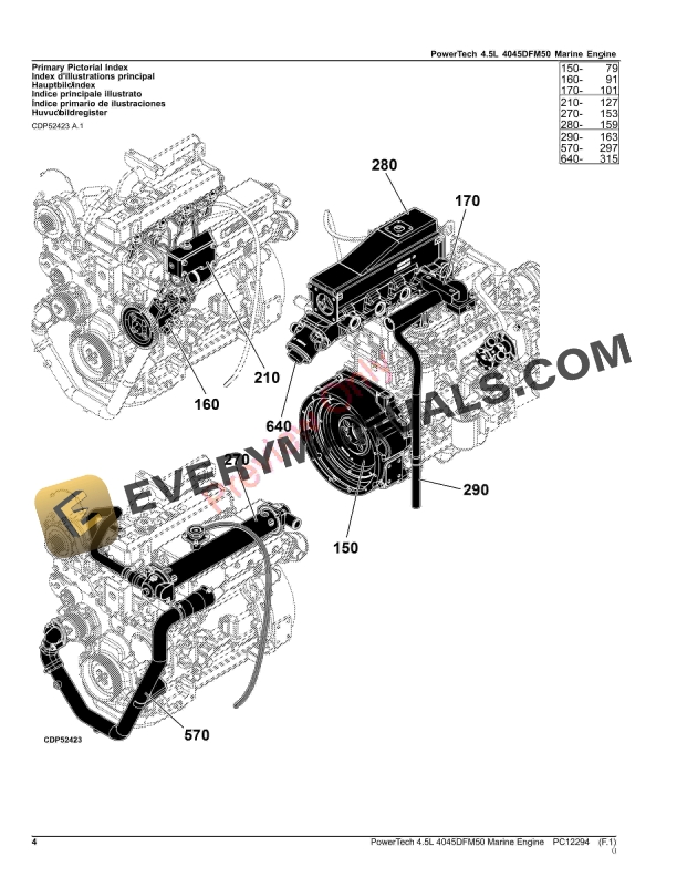 John Deere PowerTech 4.5L 4045DFM50 Marine Engine Parts Catalog PC12294 31AUG23 5 John Deere PowerTech 4.5L 4045DFM50 Marine Engine Parts Catalog PC12294 31AUG23-4