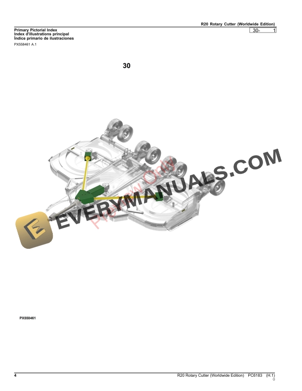 John Deere R20 Rotary Cutter Parts Catalog PC6183 29JUN23-4