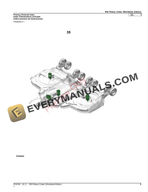 John Deere R20 Rotary Cutter Parts Catalog PC6183 29JUN23-5
