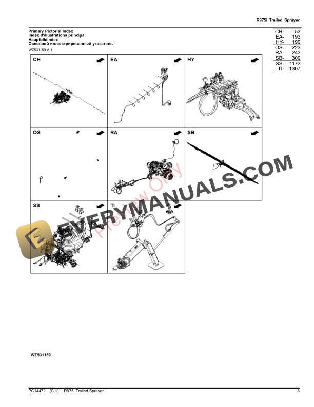 John Deere R975i Trailed Sprayer Parts Catalog PC14472 28OCT23-3