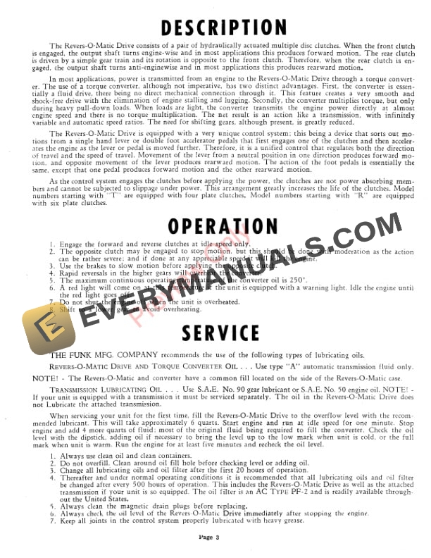 John Deere RC Series Transmission Component Technical Manual 4005055 01DEC97 3
