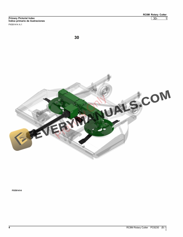 John Deere RC8M Rotary Cutter Parts Catalog PC6230 26OCT23-4