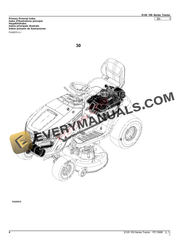 John Deere S120 100 Series Tractor Parts Catalog PC13990 09SEP22-4
