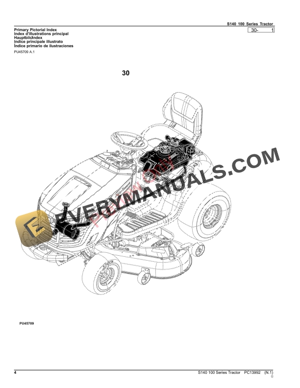 John Deere S140 100 Series Tractor Parts Catalog PC13992 09SEP22-4