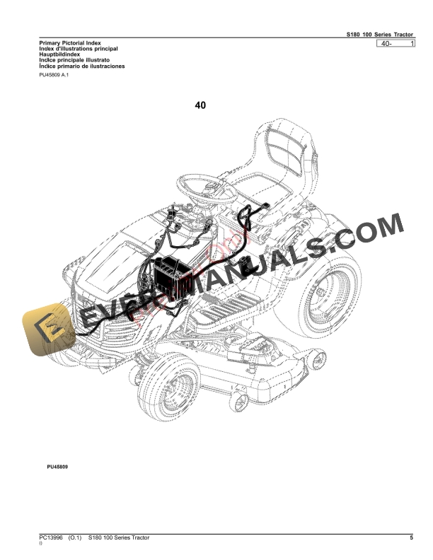 John Deere S180 100 Series Tractor Parts Catalog PC13996 09SEP22-5