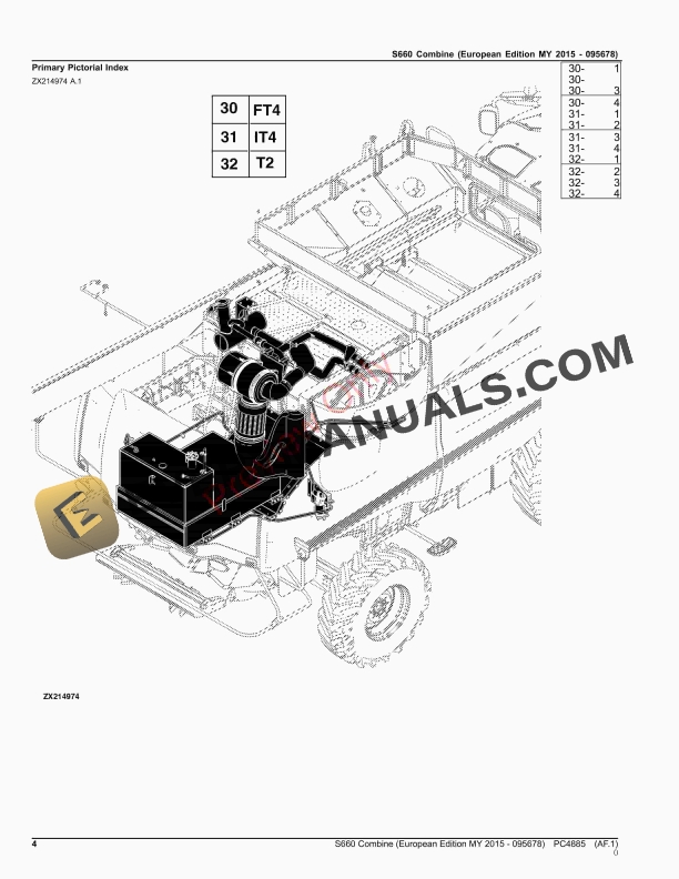 John Deere S660 Combine Parts Catalog PC4885 12NOV23 5 John Deere S660 Combine Parts Catalog PC4885 12NOV23-4