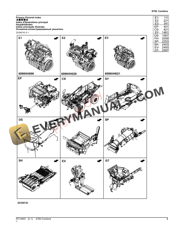 John Deere S760 Combine (PIN 1Z0S760XXXX130000 Parts Catalog PC14403 05NOV23 4 John Deere S760 Combine (PIN 1Z0S760XXXX130000 Parts Catalog PC14403 05NOV23-3