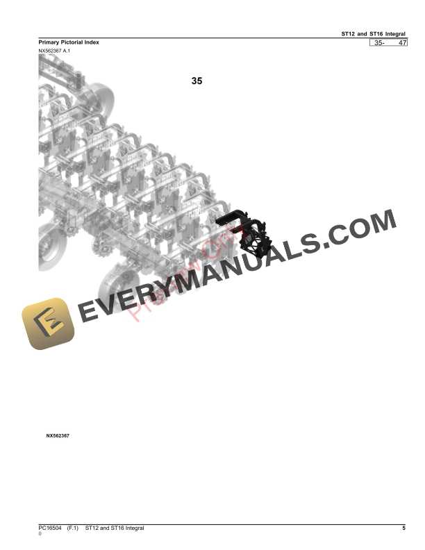 John Deere ST12 and ST16 Integral Parts Catalog PC16504 21NOV23-5