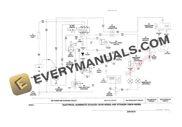 John Deere STX30 and STX38 Lawn Tractors Yellow and Black Decks Technical Manual TM1418 26OCT92 2