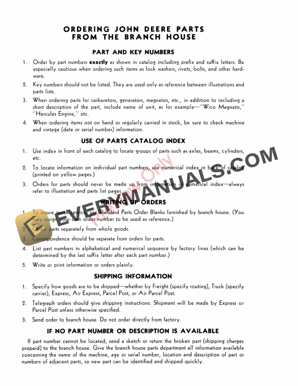 John Deere Seeding Attachments For Disk Tiller Parts Catalog PC200 01APR57-4