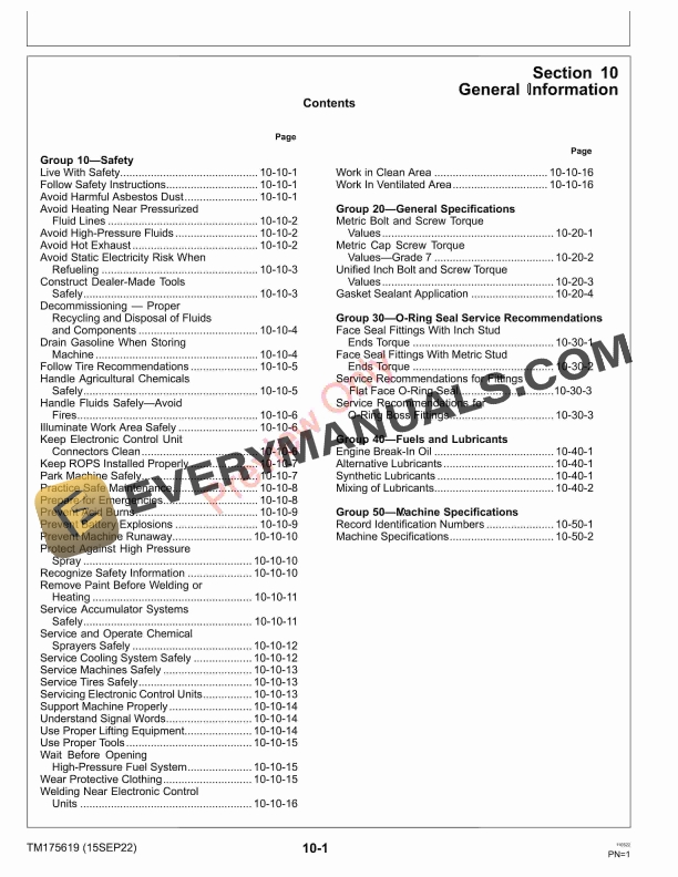 John Deere Select SeriesTractors X570, X580, X584 Multi Technical Manual TM175619 15SEP22 7 John Deere Select SeriesTractors X570 X580 X584 Multi Technical Manual TM175619 15SEP22 5