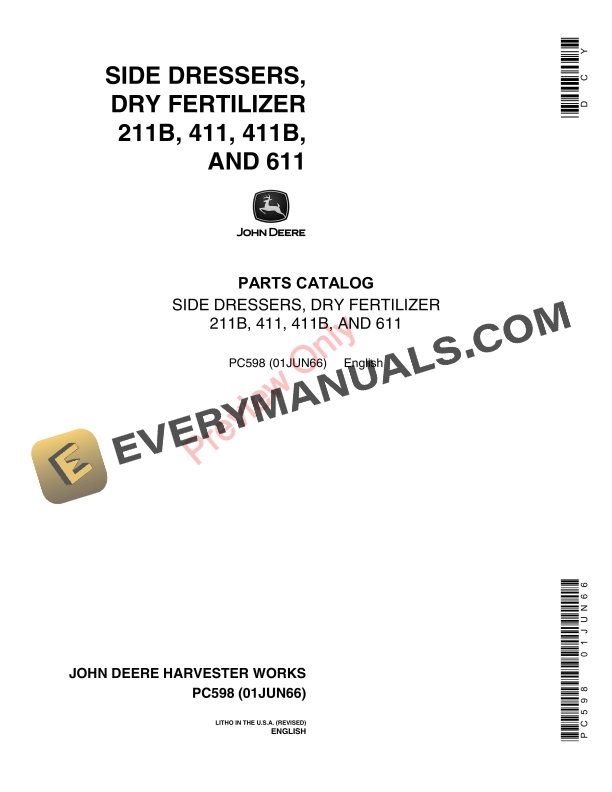 John Deere Side Dressers