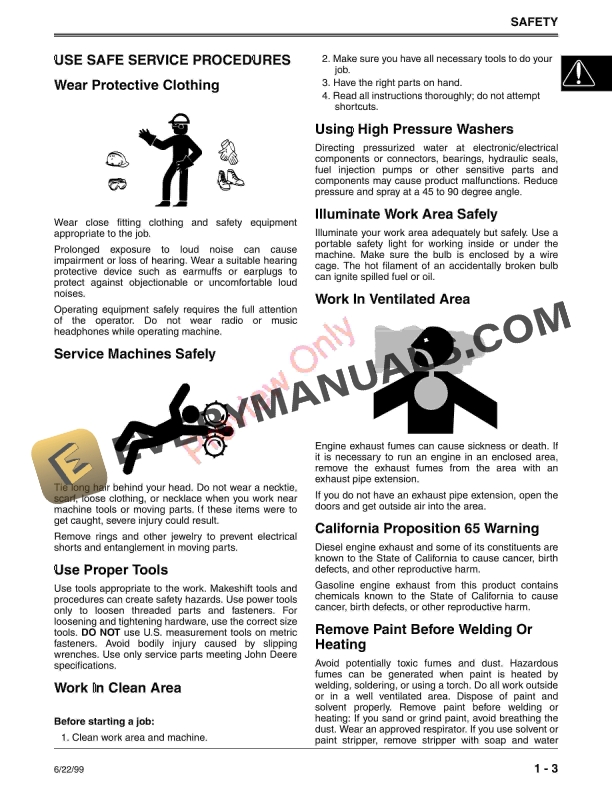 John Deere T Series and XT Series String Trimmers and SE23 Edger Technical Manual TM1753 22JUN99 5