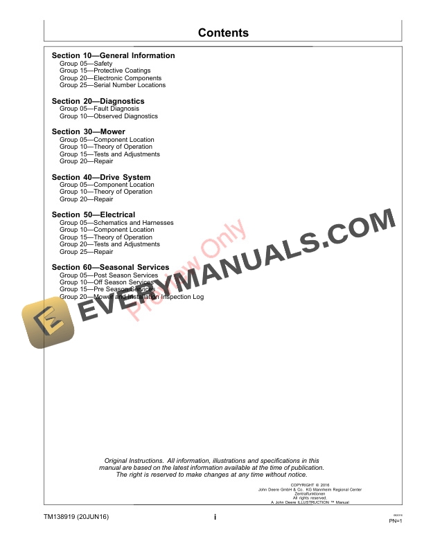 John Deere Tango E5 MOWiT 500F Series IIRobotic Mower Technical Manual TM138919 20JUN16 3