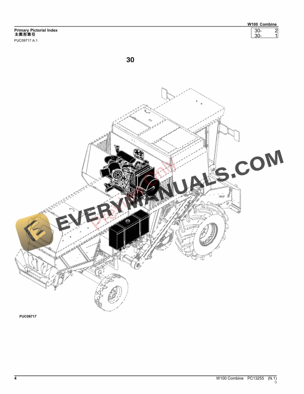 John Deere W100 Combine Parts Catalog PC13255 15OCT23 5 John Deere W100 Combine Parts Catalog PC13255 15OCT23-4