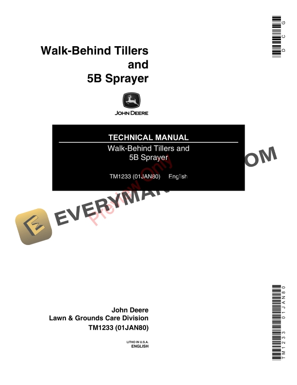 John Deere Walk-Behind Tillers