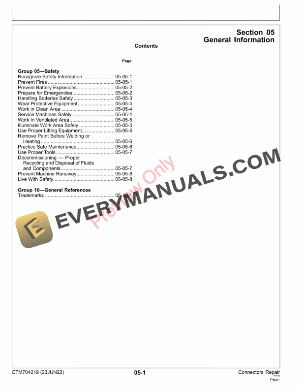 John Deere Wire Connectors Repair for Tractors Component Technical Manual CTM704219 23JUN22 5