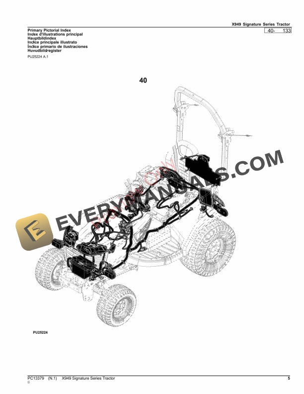John Deere X949 Signature Series Tractor Parts Catalog PC13379 30SEP23-5