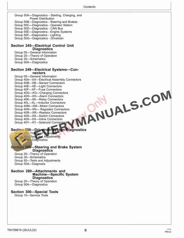 John Deere XUV560E and XUV560E S4 Gator Utility Vehicles 040001 Technical Manual TM159819 20JUL22 4