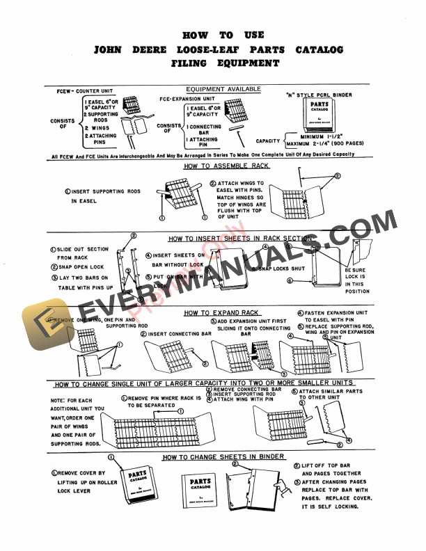 John Deere Y112-618 Continental Engine Parts Catalog PC281 01MAY53-4