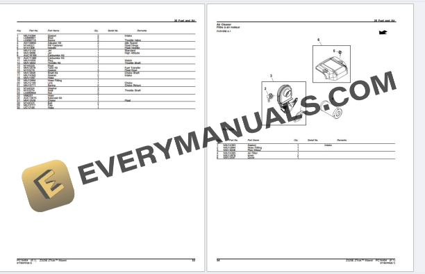 John Deere Z325E ZTrak Mower Parts Catalog PC16404 17SEP23 PDF 5 John Deere Z325E ZTrak Mower Parts Catalog PC16404 17SEP23 PDF - Image 3