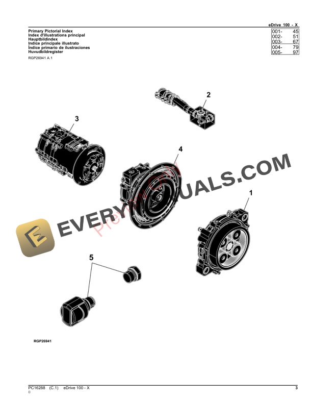 John Deere eDrive 100 - X Parts Catalog PC16288 06OCT23 4 John Deere eDrive 100 – X Parts Catalog PC16288 06OCT23-3