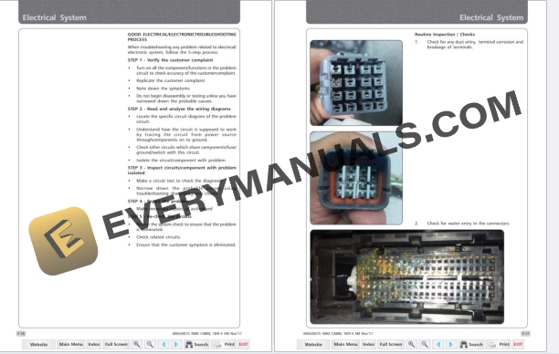 Mahindra Tractor 6065 6075 2WD 4WD Service Manual PDF 5 Mahindra Tractor 6065 6075 2WD 4WD Service Manual PDF - Image 3