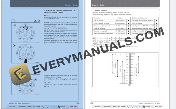 Mahindra Tractor 6065 6075 2WD 4WD Service Manual PDF 7 Mahindra Tractor 6065 6075 2WD 4WD Service Manual PDF - Image 5