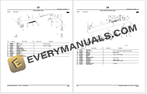 John Deere 54 Manure Spreader Parts Catalog PC1154 01JUN11 PDF 5 John Deere 54 Manure Spreader Parts Catalog PC1154 01JUN11 PDF - Image 3