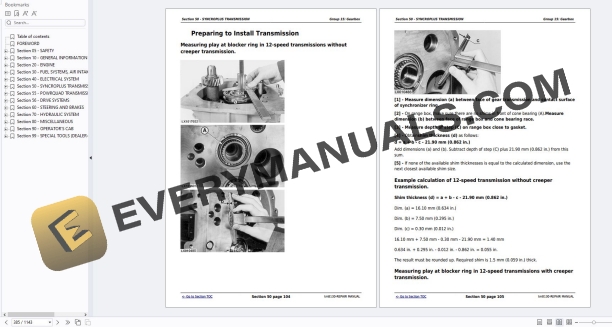 John Deere 6415 6615 Tractor Repair Technical Manual TM8130 PDF 5 John Deere 6415 6615 Tractor Repair Technical Manual TM8130 PDF - Image 3