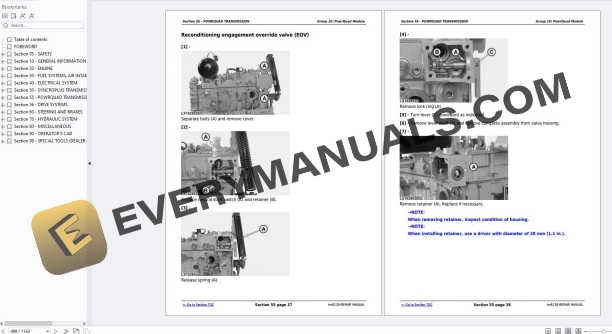 John Deere 6415 6615 Tractor Repair Technical Manual TM8130 PDF 6 John Deere 6415 6615 Tractor Repair Technical Manual TM8130 PDF - Image 4