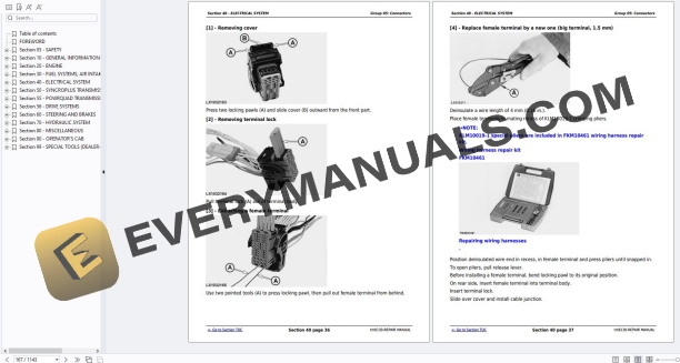 John Deere 6415 6615 Tractor Repair Technical Manual TM8130 PDF 7 John Deere 6415 6615 Tractor Repair Technical Manual TM8130 PDF - Image 5
