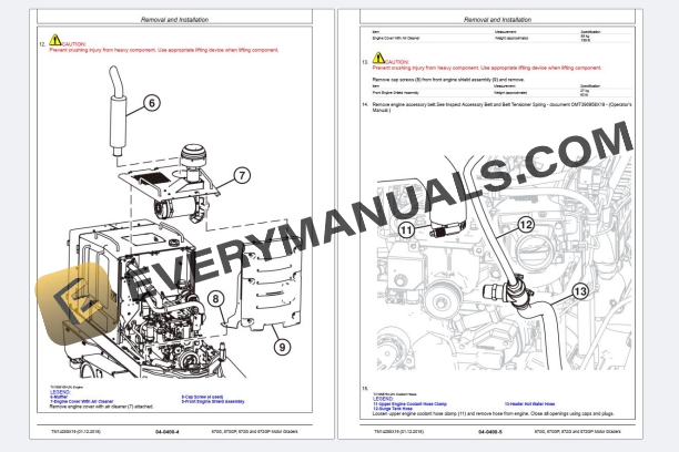 John Deere 870G 870GP 872G 872GP Motor Grader Repair Technical Manual TM14255X19 PDF 6 John Deere 870G 870GP 872G 872GP Motor Grader Repair Technical Manual TM14255X19 PDF - Image 4