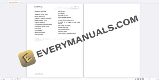 John Deere 920 Tractor Technical Manual TM4247 01JUN74 PDF 4 John Deere 920 Tractor Technical Manual TM4247 01JUN74 PDF - Image 2