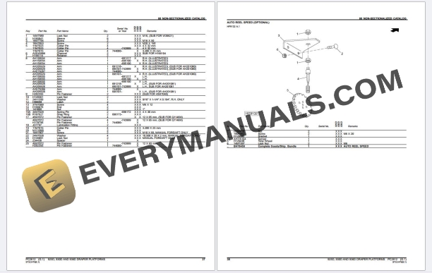 John Deere 925D, 930D AND 936D DRAPER PLATFORM Parts Catalog PC2612 18JAN23 PDF 4 John Deere 925D, 930D AND 936D DRAPER PLATFORM Parts Catalog PC2612 18JAN23 PDF - Image 2
