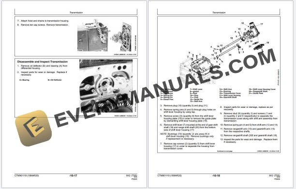 John Deere Drive Train 9X3 (TSS) Component Technical Manual CTM901119 16MAR20 PDF 4 John Deere Drive Train 9X3 (TSS) Component Technical Manual CTM901119 16MAR20 PDF - Image 4
