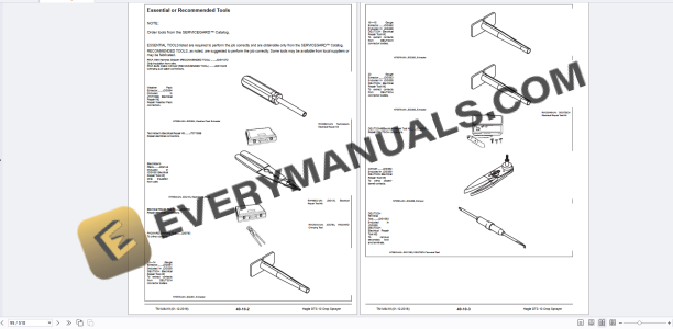 John Deere Hagie DTS 10 Crop Sprayer Repair Technical Manual TM149419 PDF 7 John Deere Hagie DTS 10 Crop Sprayer Repair Technical Manual TM149419 PDF - Image 5