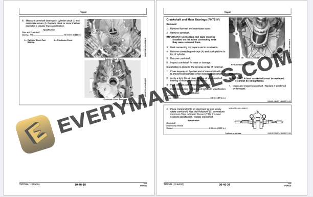 John Deere X500 X520 X530 X534 X540 Riding Lawn Tractor Diagnostic Repair Technical Manual TM2309 PDF 6 John Deere X500 X520 X530 X534 X540 Riding Lawn Tractor Diagnostic Repair Technical Manual TM2309 PDF - Image 4
