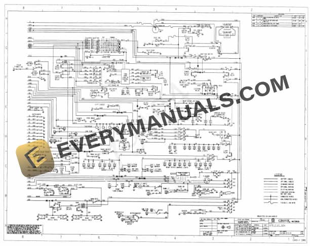 Grove AT422 Crane Schematic, Operators, Parts and Service Manual 7 Grove AT422 Crane Schematic, Operators, Parts and Service Manual - Image 5
