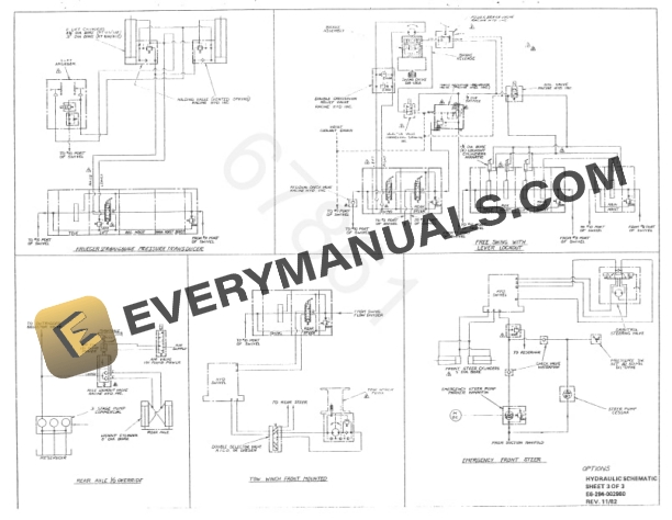 Grove RT527.5 Crane Schematic, Operators, Parts and Service Manual 6 Grove RT527.5 Crane Schematic, Operators, Parts and Service Manual - Image 4