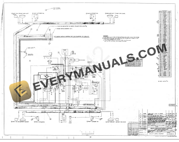 Grove RT58-7 Crane Schematic, Parts, Operators Maintenance Manual 7 Grove RT58-7 Crane Schematic, Parts, Operators Maintenance Manual - Image 5