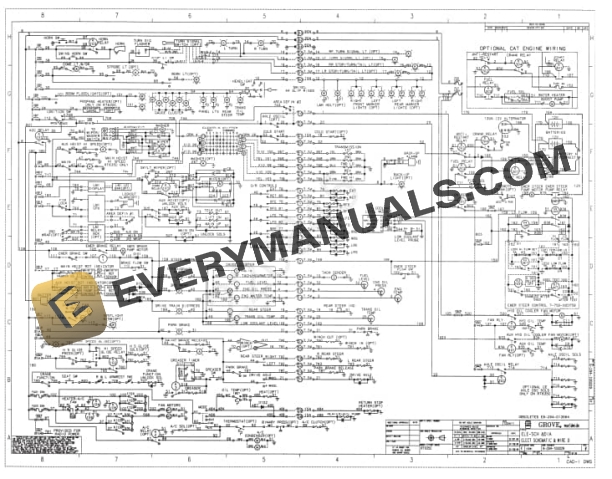 Grove RT640C Crane Schematic, Operators, Parts and Service Manual 6 Grove RT640C Crane Schematic, Operators, Parts and Service Manual - Image 4