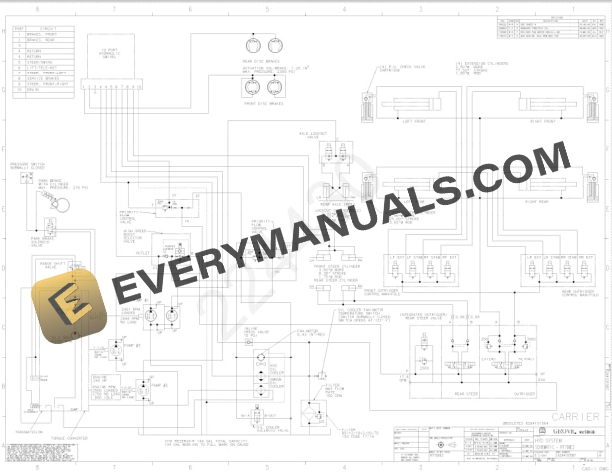 Grove RT745E Crane Schematic, Operators, Parts and Service Manual 6 Grove RT745E Crane Schematic, Operators, Parts and Service Manual - Image 4