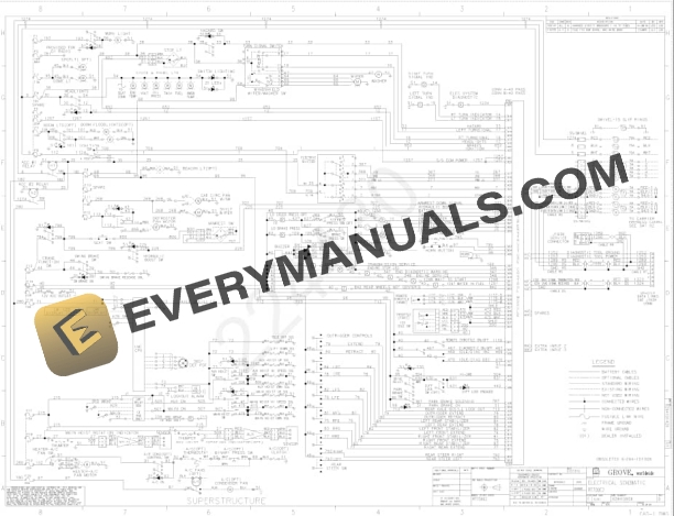 Grove RT745E Crane Schematic, Operators, Parts and Service Manual 7 Grove RT745E Crane Schematic, Operators, Parts and Service Manual - Image 5