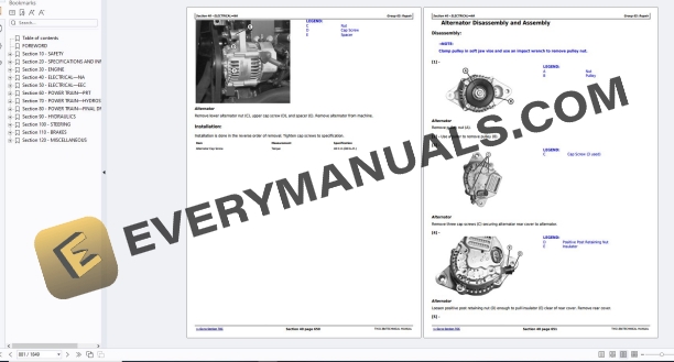 John Deere 3120 3320 3520 3720 Compact Utility Tractor Diagnostic Repair Technical Manual TM2138 PDF 5 John Deere 3120 3320 3520 3720 Compact Utility Tractor Diagnostic Repair Technical Manual TM2138 PDF - Image 3