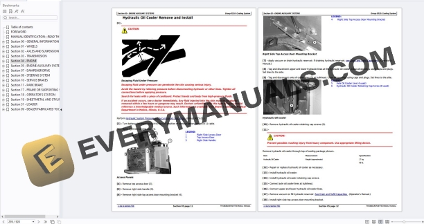 John Deere 744K 4WD Loader Repair Technical Manual TM10683 PDF 5 John Deere 744K 4WD Loader Repair Technical Manual TM10683 PDF - Image 3
